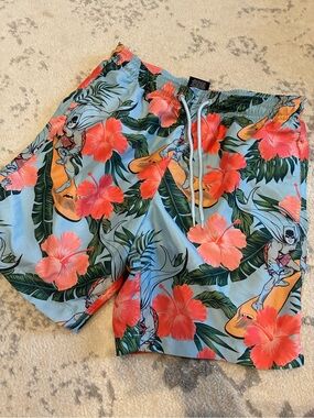 Men’s Tropical Batman Swim Trunks